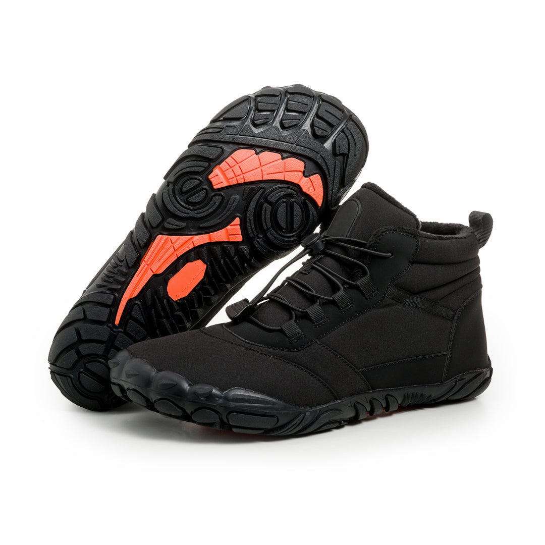 Unisex Barefoot Hiking Shoes – Waterproof, Non-Slip, Wide Fit, Mid Top, Lace & Slip On (US 12/EU 46)
